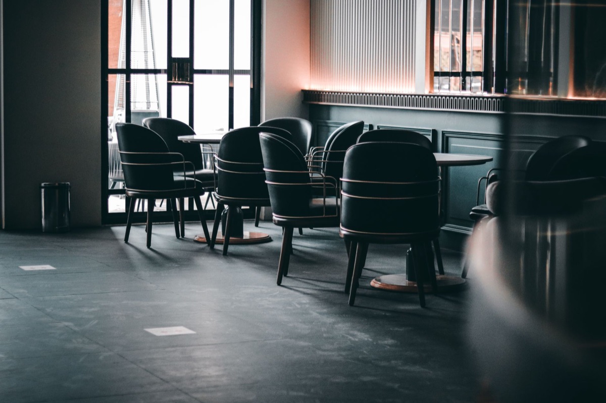 Moderne Café-Atmosphäre